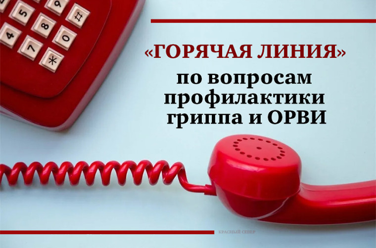 Горячая линия по вопросам профилактики гриппа и ОРВИ.